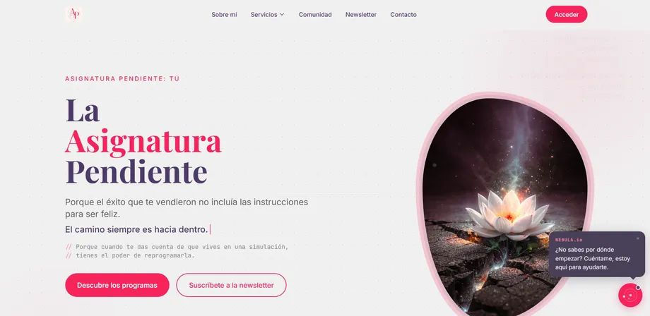 Captura de Asignatura Pendiente